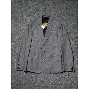 Vintage Gucci Tom Ford Era Women’s Houndstooth Blazer EU 50 R Wool Jacker Blazer